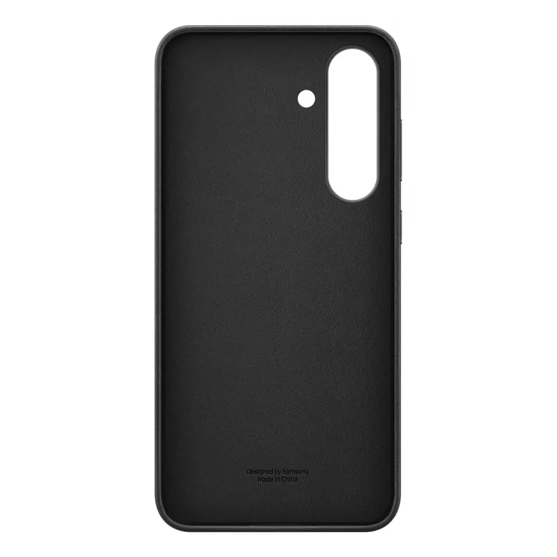 Samsung Kindsuit Faux Leather Dėklas Samsung Galaxy S25 FE, Juodas
