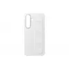 Stovimoji rankena dėklas Samsung Galaxy S25 FE — Baltas su staliniu stovu