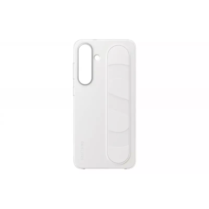 Stovimoji rankena dėklas Samsung Galaxy S25 FE — Baltas su staliniu stovu