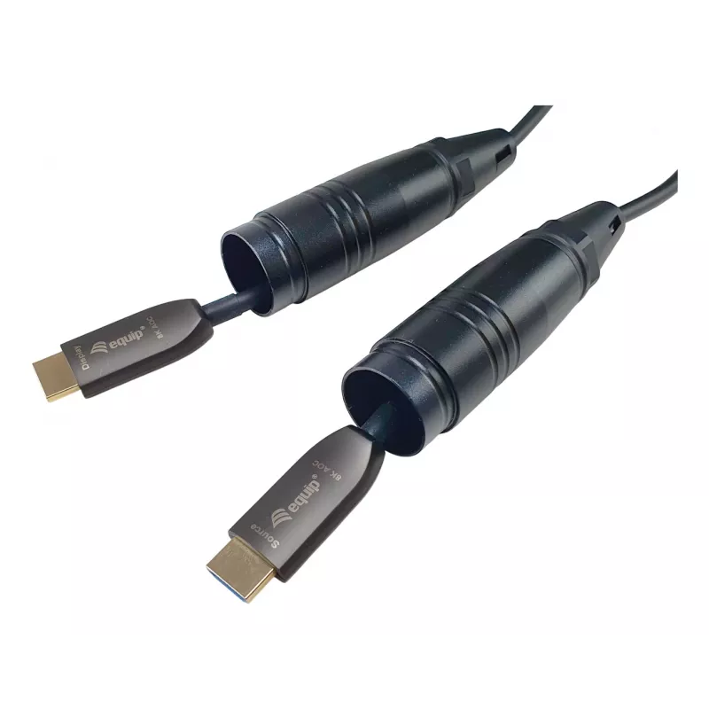 Equip 119424 HDMI laidas 150 m HDMI A tipo (standartinis) juodas