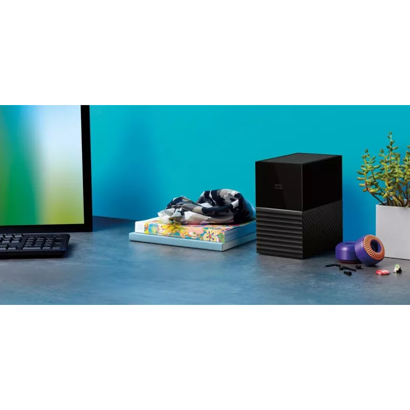 WESTERN DIGITAL My Book Duo 36TB išorinis kietasis diskas USB-C 3.2 Gen 1 su EU ir JK maitinimo laidu