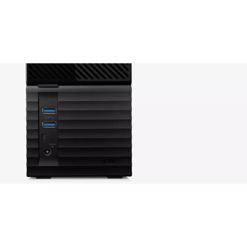 WESTERN DIGITAL My Book Duo 36TB išorinis kietasis diskas USB-C 3.2 Gen 1 su EU ir JK maitinimo laidu