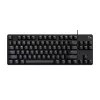 Logitech G G413 TKL SE mechaninė žaidimų klaviatūra (be skaičių bloko, laida, USB, juoda)