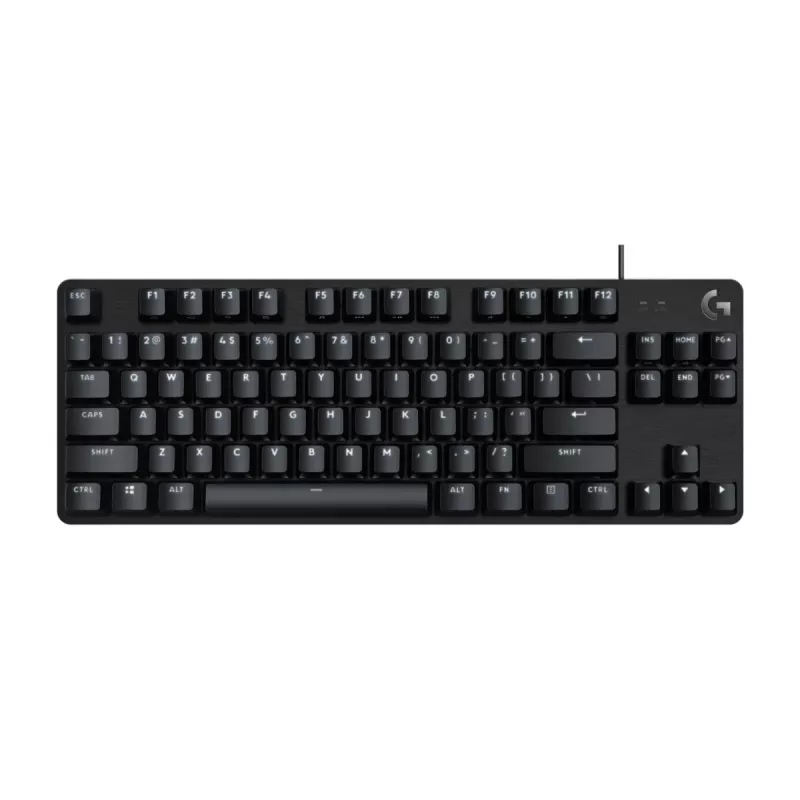 Logitech G G413 TKL SE mechaninė žaidimų klaviatūra (be skaičių bloko, laida, USB, juoda)