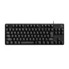Logitech G G413 TKL SE mechaninė žaidimų klaviatūra (be skaičių bloko, laida, USB, juoda)
