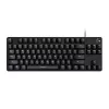 Logitech G G413 TKL SE mechaninė žaidimų klaviatūra (be skaičių bloko, laida, USB, juoda)