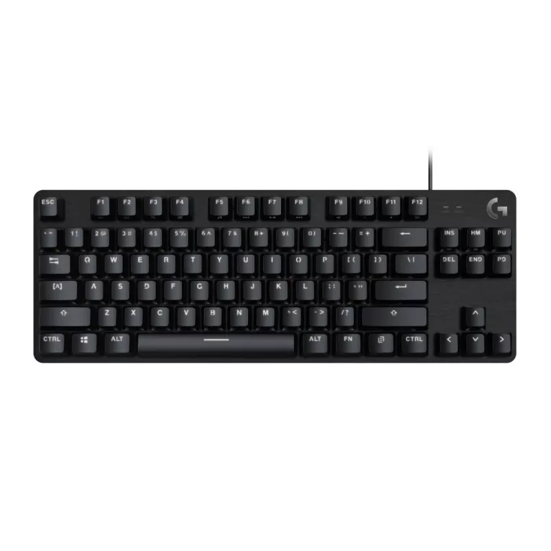 Logitech G G413 TKL SE mechaninė žaidimų klaviatūra (be skaičių bloko, laida, USB, juoda)