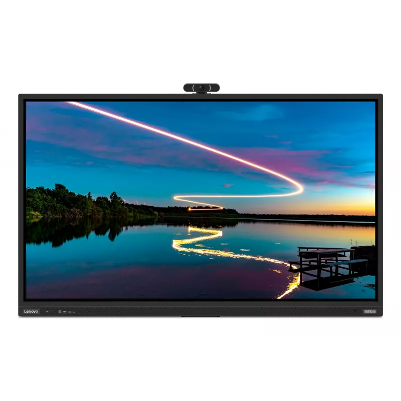 Lenovo ThinkVision T86 monitorius 2,18 m (86 colių) 3840 x 2160 pikselių 4K Ultra HD LED jutiklinis juodas