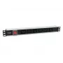 Equip 333319 maitinimo paskirstymo blokas (PDU) 6 AC lizdai 1U juoda