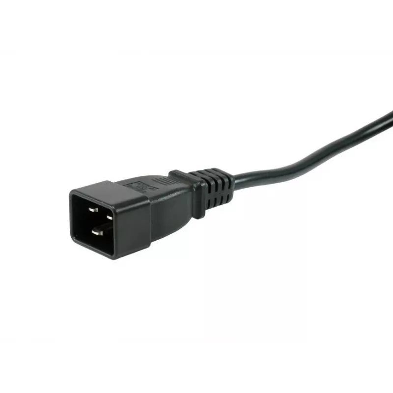 Equip 333319 maitinimo paskirstymo blokas (PDU) 6 AC lizdai 1U juoda