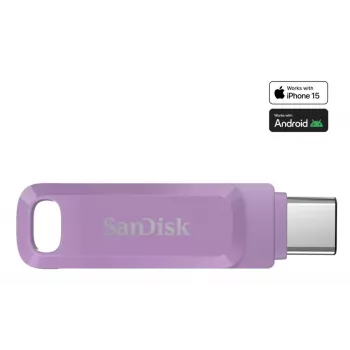 WESTERN DIGITAL SanDisk Ultra Dual Drive Go 1 TB USB atmintukas – USB-C / USB-A – violetinis