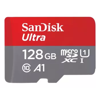 WESTERN DIGITAL SanDisk Ultra micro SDXC 128GB su SD adapteriu 140MB/s A1 Class 10 UHS-I – 2 vnt. pakuotė
