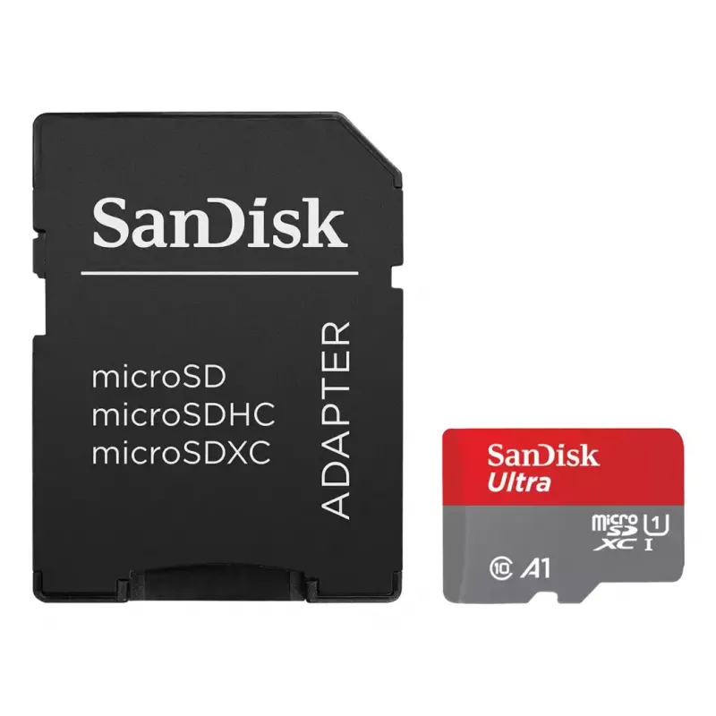 WESTERN DIGITAL SanDisk Ultra micro SDXC 128GB su SD adapteriu 140MB/s A1 Class 10 UHS-I – 2 vnt. pakuotė