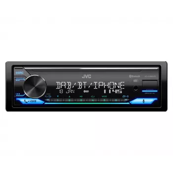 JVC KD-X482DBT Juoda 200 W Bluetooth automobilinis imtuvas