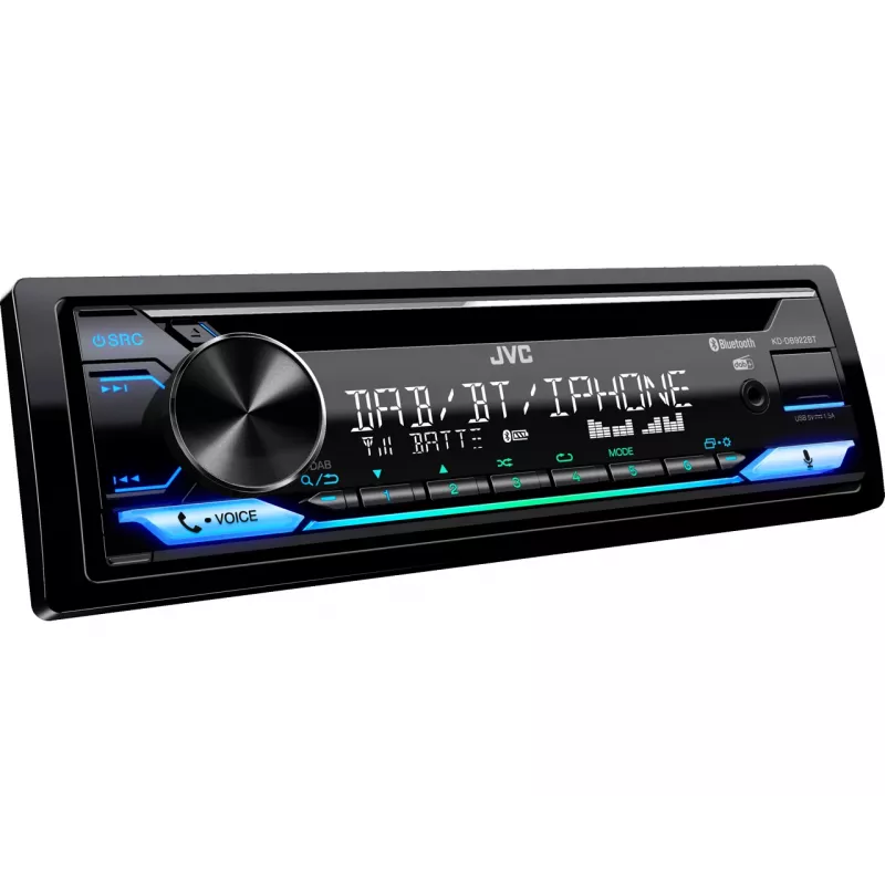 JVC KD-DB922BT juodas 200 W Bluetooth automagnetola