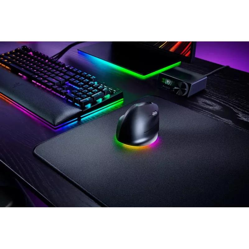 RAZER Pro Click V2 Vertical Edition belaidė / laidinė pelė juoda