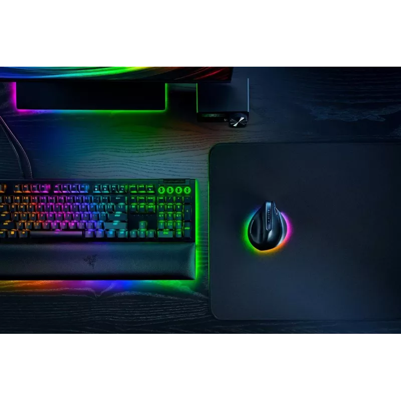 RAZER Pro Click V2 Vertical Edition belaidė / laidinė pelė juoda