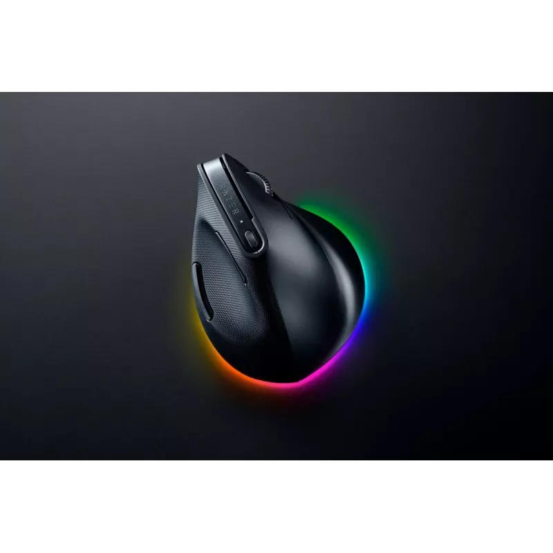 RAZER Pro Click V2 Vertical Edition belaidė / laidinė pelė juoda