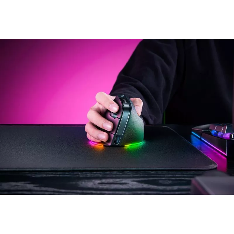 RAZER Pro Click V2 Vertical Edition belaidė / laidinė pelė juoda