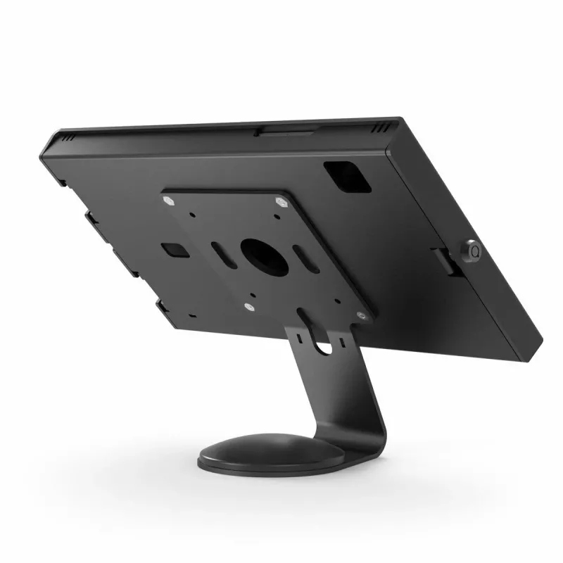 MACLOCKS rinkinys / VESA fiksuotas 45 laipsnių Core Counter stovas arba sieninis laikiklis + Apex Enclosure sieninis laikiklis, skirtas Surface GO (1-4) – juodas