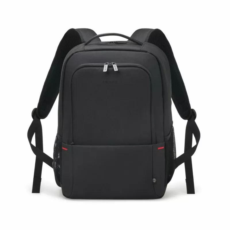 DICOTA Eco Backpack Plus Base - 13-15.6 inch nešiojamojo kompiuterio kuprinė - juoda / 300D rPET poliesteris