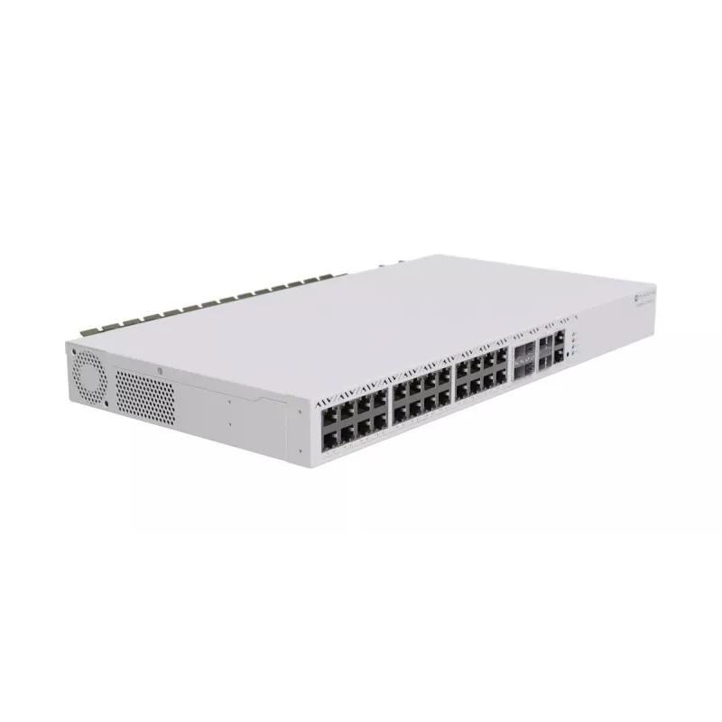 MIKROTIK Cloud Router Switch 326-4c+20g+2q+rm - 20x 2.5GbE, 4x COMBO (2.5GbE/10G SFP+), 2x 40G QSFP+, valdomas