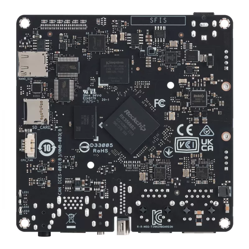 ASUS Tinker Board 3N plokštė Rockchip RK3568