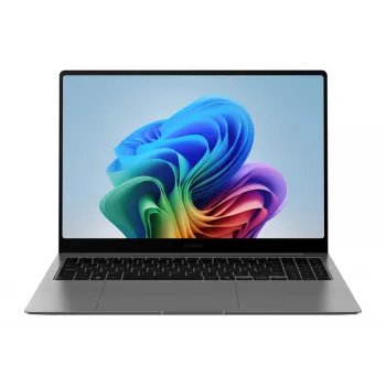Nešiojamas kompiuteris Samsung NP960XHAA-EXP Intel Core Ultra 5 256V 40,6 cm (16 colių) Liečiamas ekranas 2.8K 16 GB LPDDR5x-SDRAM 512 GB SSD Wi-Fi 7 (802.11be) Windows 11 Home Pilka
