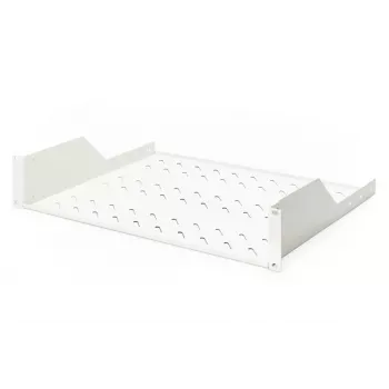 DIGITUS 2U fiksuota lentyna su ventiliacija, pilka (RAL 7035), iki 25 kg, 85x483x350 mm