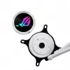 ASUS ROG Strix LC III 360 ARGB White Edition procesoriaus skysčio aušintuvas, 360 mm, baltas