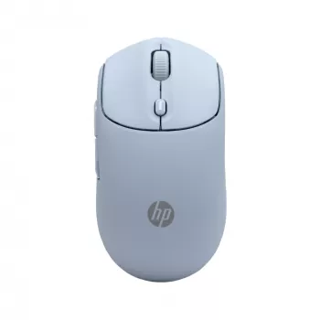 HP 400 Quiet Blue belaidė pelė, ambidekstrinė, RF belaidis + Bluetooth, 6000 DPI, mėlyna