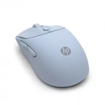 HP 400 Quiet Blue belaidė pelė, ambidekstrinė, RF belaidis + Bluetooth, 6000 DPI, mėlyna