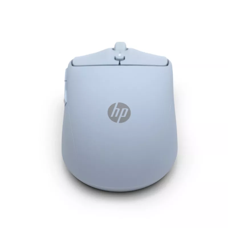 HP 400 Quiet Blue belaidė pelė, ambidekstrinė, RF belaidis + Bluetooth, 6000 DPI, mėlyna
