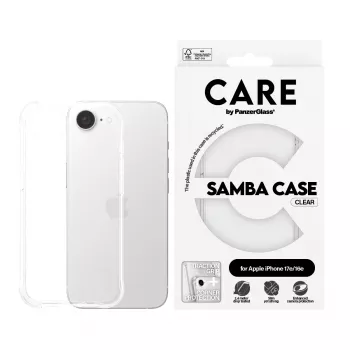 Dėklas PanzerGlass CARE Fashionable Case Samba Skaidrus iPhone 16e