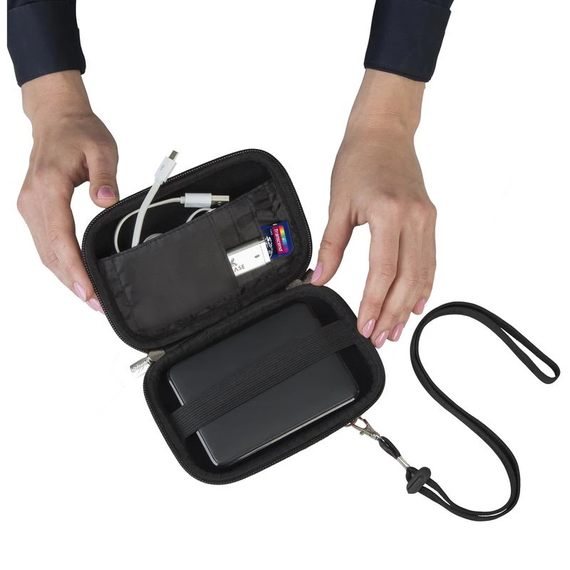 Dėklas Rivacase 9101 10,9 cm (4,3 colio) Juodas Poliesteris