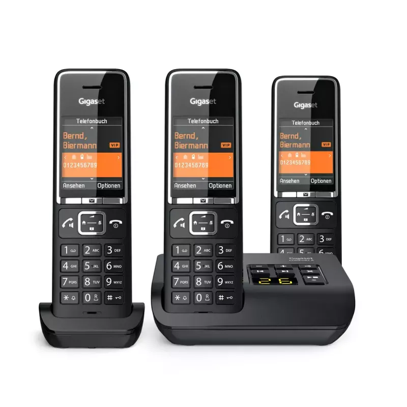 Gigaset COMFORT 550A belaidis ragelis su skambučio numerio rodymu