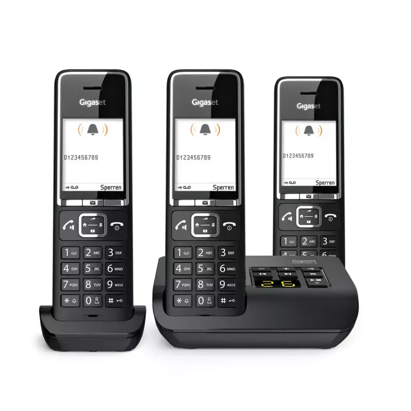 Gigaset COMFORT 550A belaidis ragelis su skambučio numerio rodymu