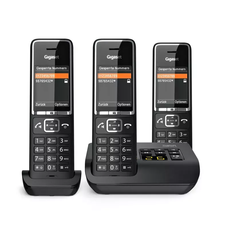 Gigaset COMFORT 550A belaidis ragelis su skambučio numerio rodymu