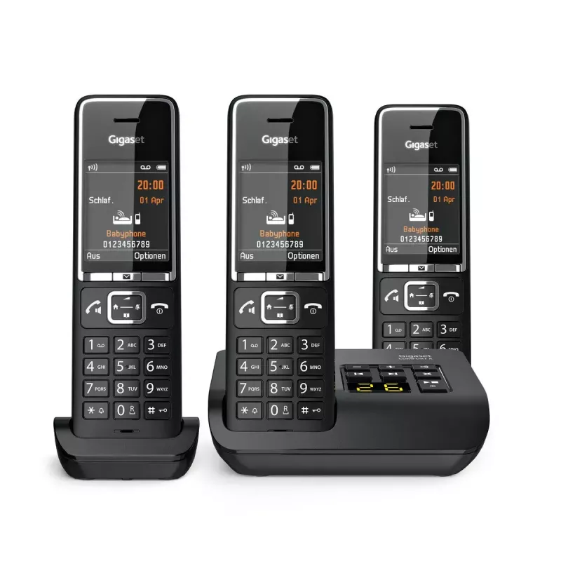 Gigaset COMFORT 550A belaidis ragelis su skambučio numerio rodymu