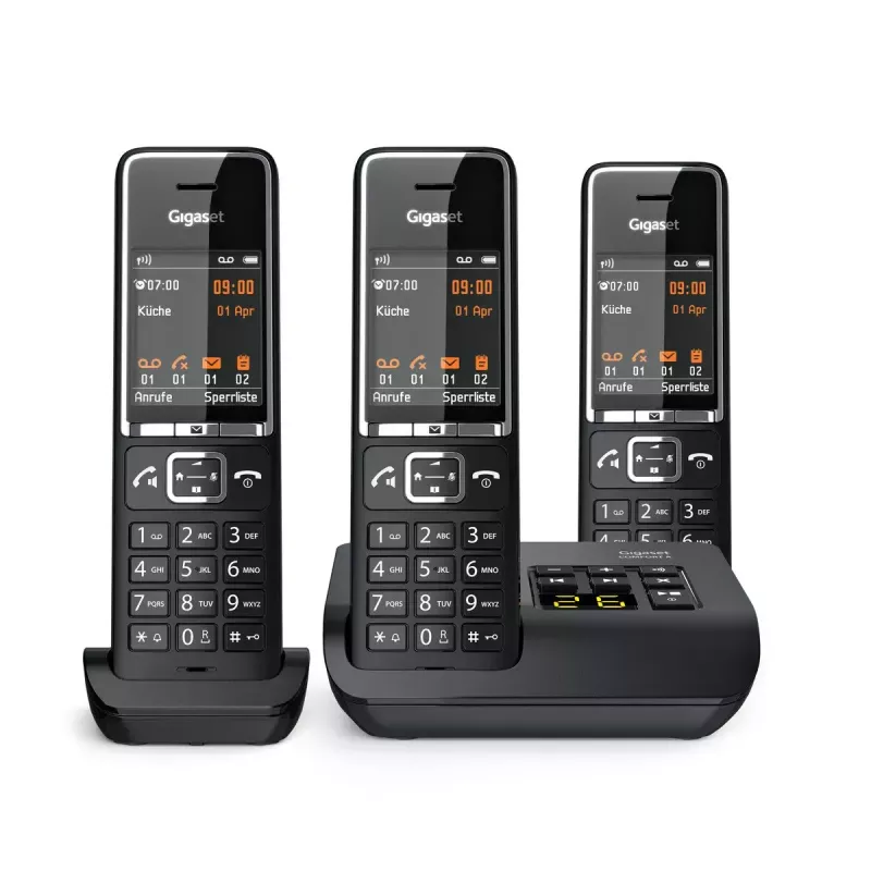 Gigaset COMFORT 550A belaidis ragelis su skambučio numerio rodymu