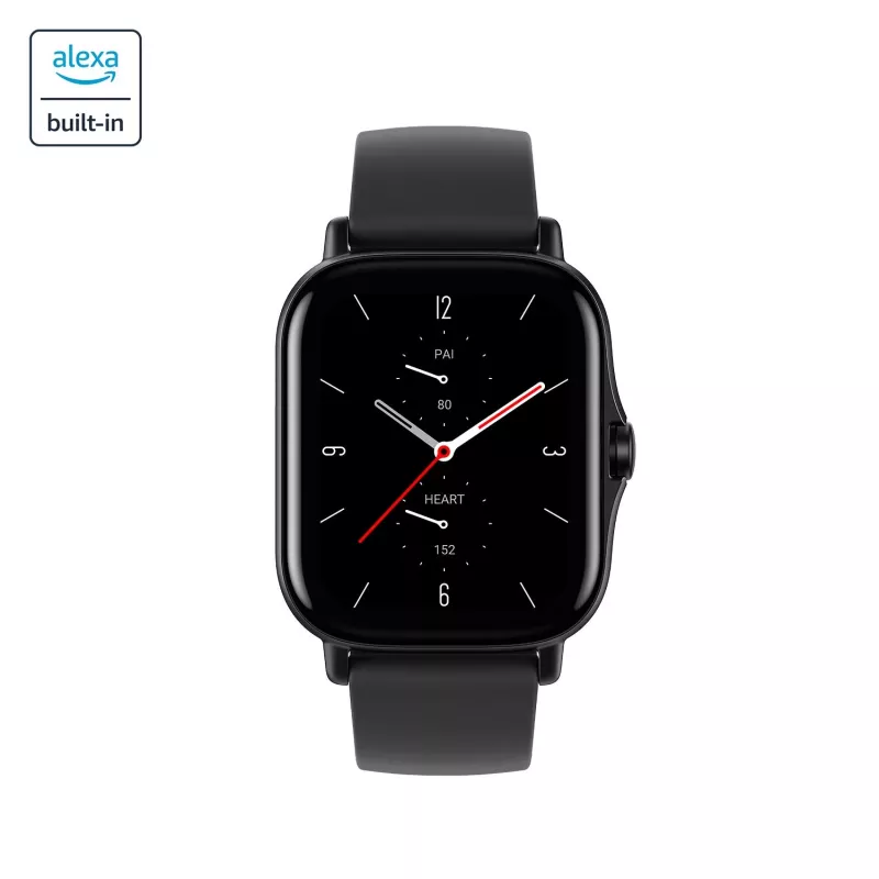 Amazfit GTS 2 4.19 cm (1.65 colio) AMOLED 43 mm Skaitmeninis 348 x 442 pikseliai Liečiamas ekranas Juodas Wi-Fi GPS