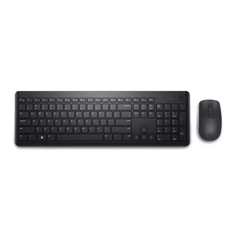 DELL belaidė klaviatūra ir pelė KM3322W - US International (QWERTY)