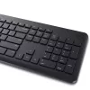DELL belaidė klaviatūra ir pelė KM3322W - US International (QWERTY)