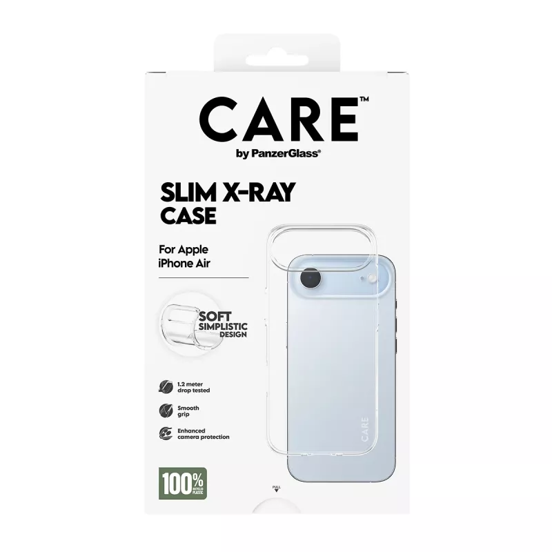 PanzerGlass CARE™ by ® X-Ray Case iPhone Air – permatomas dėklas