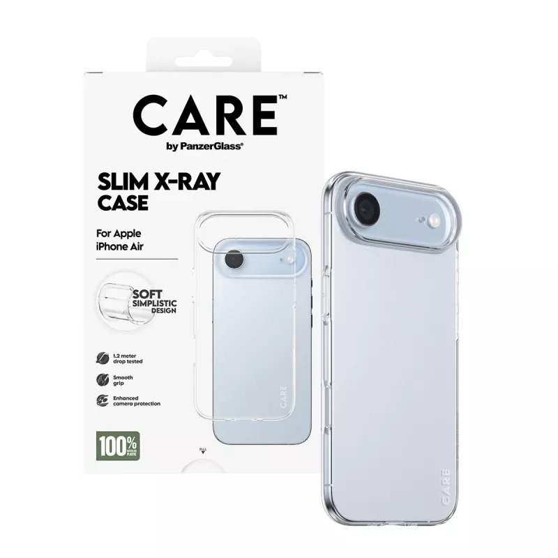 PanzerGlass CARE™ by ® X-Ray Case iPhone Air – permatomas dėklas