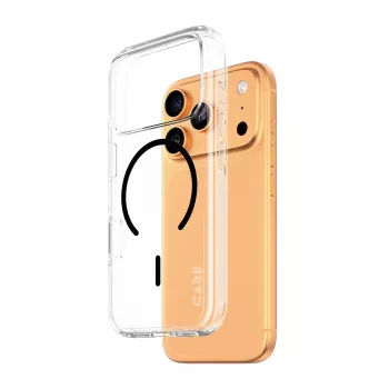 PanzerGlass CARE™ by ® Urban Explorer Dėklas Skaidrus su Juoda MagSafe, skirtas iPhone 17 Pro