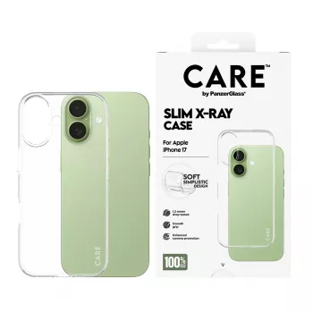 Dėklas telefonui PanzerGlass Fashionable Case Transparent X-Ray Soft Basic, skirtas iPhone 17