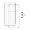 PanzerGlass CARE 3-in-1 Flagship Explorer apsauginis rinkinys iPhone 17 Pro — grūdintas stiklas, PET, silikonas, permatomas