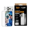 PanzerGlass CARE 3-in-1 Flagship Explorer apsauginis rinkinys iPhone 17 Pro — grūdintas stiklas, PET, silikonas, permatomas