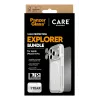 PanzerGlass CARE 3-in-1 Flagship Explorer apsauginis rinkinys iPhone 17 Pro — grūdintas stiklas, PET, silikonas, permatomas
